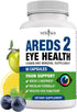 NEW AGE AREDS 2 Eye Vitamin Contains Bilberry 6000mg Lutein & Zeaxanthin - 60 Count...