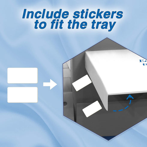 10 Pack Disposable Airplane Tray Covers Set - Each Airplane Travel Table Cover is Individually Packed - One Size Fits Most Seats...