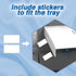 10 Pack Disposable Airplane Tray Covers Set - Each Airplane Travel Table Cover is Individually Packed - One Size Fits Most Seats...