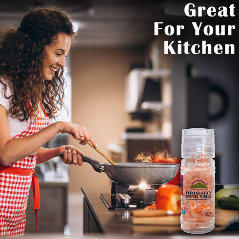Himalayan Chef Himalayan Pink Salt Grinder-4.2 oz, (5303C)...