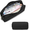 Della Gao Small Pencil Case Large Capacity Pencil Pouch Marker Pen Bag Coin Pouch Office Stationery Organizer (Balck)...