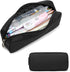 Della Gao Small Pencil Case Large Capacity Pencil Pouch Marker Pen Bag Coin Pouch Office Stationery Organizer (Balck)...