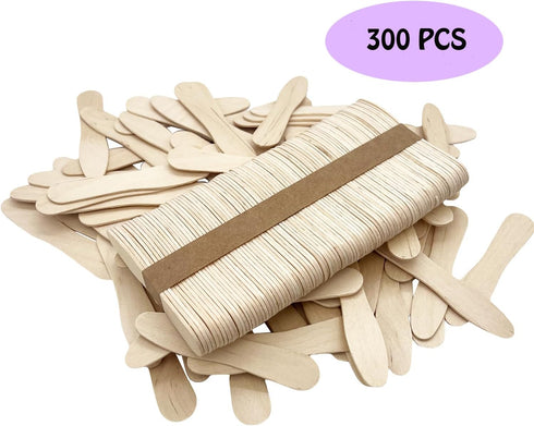 300 Pcs 3 Inch Mini Wooden Spoons, Disposable Ice Cream Spoons, Biodegradable Compostable Birchwood...