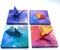 Origami Kit, 400 Sheets Double-Sided Galaxy Pattern Origami Paper with 100 Sheets of Each Galaxy pattern, DIY Crafts for Kids, School Projects, De...