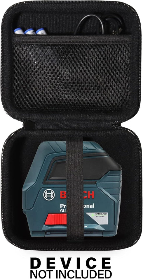 CaseSack carrying case for BOSCH GLL75-40G 75ft Green-Beam Self-Leveling Cross-Line Laser...