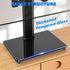 Rfiver Universal Swivel Tabletop TV Stand for Flat Screens 23 24 26 32 39 40 42 43 Inch, Heavy Duty Center Pedestal Stand Replacement with Black T...