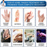 Simplation Trigger Finger Splint and Ice Pack (2+2 Set) for Pain Relief, Knuckle Immobilization, Straightening Arthritis, Injured Mallet Finger, F...