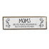 Moms Are The People Who Know Us Best & Love Us The Most - Metal Wood Sign – Cute Rustic Wall Decor Art - Modern Home Décor - Farmhouse Decorations...