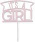 Kate Aspen It's a Girl Acrylic Cake Topper, Pink...