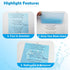 Transparent Sticky Notes, 500 Sheets, 10 Pads, 3x3 in, with a Stylus Ballpoint Pen, See Through Translucent Sticky Notes Set, Multicolored & Clear...