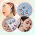 WEWAYSMILE 1 Box DIY 6 Pairs Earring Making Kit, Bohemian Feather Dream Catcher Earring Making Starter Kit with Enamel Charm Pendant, Earring Hook...