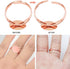 SUMERSHA 50pcs Blank Rings Adjustable Flat 12mm Base Rings Blank Jewelry Findings Components for Making DIY Crafts, 5 Colors...