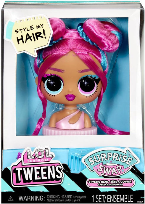 L.O.L. Surprise! Tweens Surprise Swap Styling Heads Including Fabulous Hair Accessories and Gorgeous Hair – Great Gift for Kids Ages 4+ (Assorted ...
