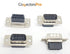 5 Sets Crimp Type DB9 Male + Plastic Hoods + Pins Set, D-Sub 9P Male Crimp Connector, Pin & Hood Kit (5 DB9 Male + 5 Hoods + 50 Pins)...