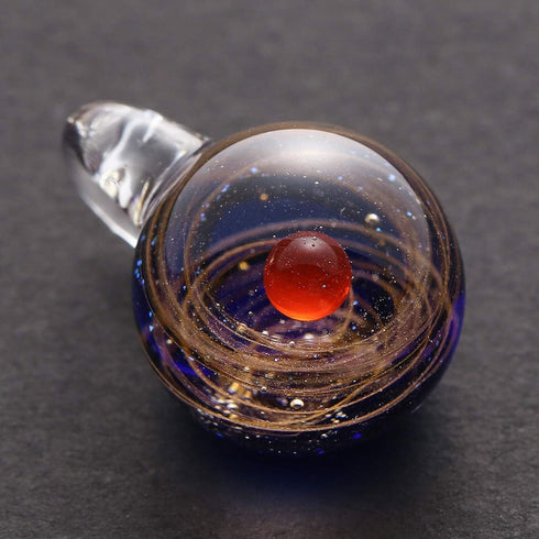 Jovivi Unique Design Glass Universe Ball Necklace Galaxy Planet Pendant Nebula Ribbon Vortex Cosmos Series...
