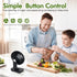 Portable Air Conditioners Fan, 4 Speeds Quiet Portable Air Cooling Fan, Strong Airflow, Manual Tilt Adjustment, Portable Swamp Cooler Fan for Indo...