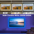 Bluetooth RGBWW LED Lights for 32 Inch TV with App Control, RGB+Tunable White 3000K-6500K TV LED Backlight with RF Remote, Music Sync Indoor USB L...