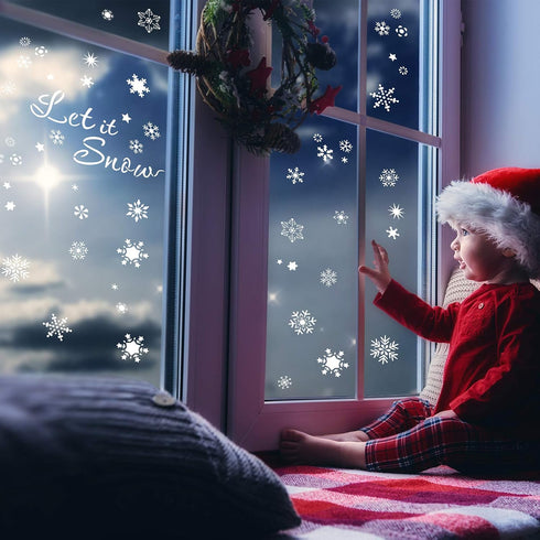 38 Pieces Christmas Stencils Template Christmas Painting Stencils Reusable Christmas Snowflake Stencil for Art Drawing Spraying Window Glass Door ...