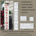 Christmas Stencils for Painting on Wood - Vertical Merry Christmas and Let it Snow Sign - Large Christmas Stencils for Crafts Reusable - Pefect si...
