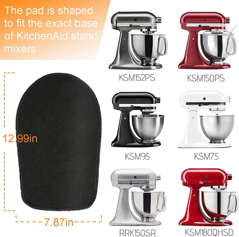Mixer Slider Mat for Kitchenaid 4.5-5Qt Stand Mixer, Kitchen Appliance Sliding Mat Slide Pad Mixer Mover Slider for KitchenAid 4.5-5 Qt Tilt-Head ...