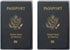 Set of 2 Heavy Duty Clear Vinyl Plastic Passport Cover Holder Travel MADE IN USA...