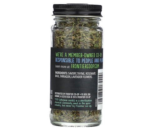 Frontier Co-op Herbes De Provence, 0.85 Ounce, French Blend of Aromatic Savory, Thyme, Rosemary, Basil Tarragon & Lavender...