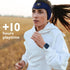 Ponytail Headband Headphones for Sleep Headband Bluetooth Headphones w/Adjustable Headband & Ergonomic Control Sleeping Headphones for Side Sleepe...