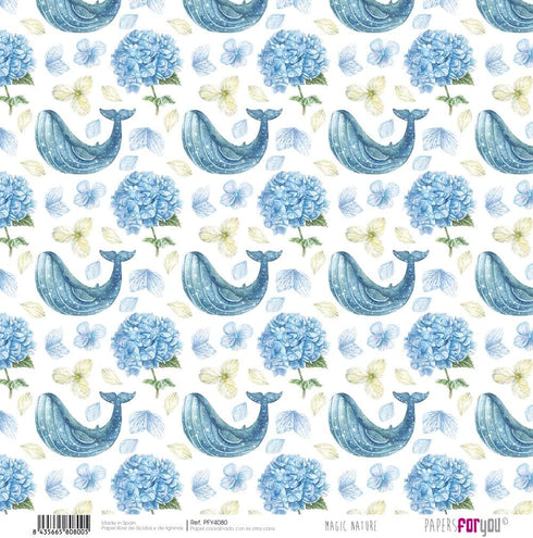 Papers For You - Scrapbooking and Craft Paper Kit | "Magic Nature" Collection | Includes 8 Double Sided Papers with Different Designs | Size 12" x...