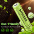 12-Pack Rechargeable AAA Batteries - 500mAh 1.2V NiMH High Capacity Batteries - Ideal for Solar Lights & Home Devices...