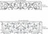 Aleks Melnyk No.355 Metal Stencil, Swirls, Ornaments, Flowers Vine, Patterns, Border, Small Stencil, 1 PC, Template for Wood Burning, Engraving, C...