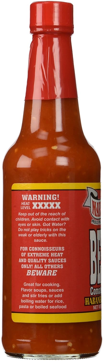 Marie Sharp's Beware Comatose Habanero Hot Sauce | 10 oz...