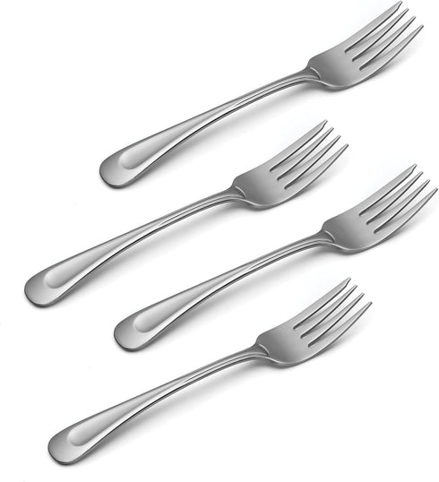 Oneida Satin Sand Dune Everyday Flatware Salad Forks, Set of 4...