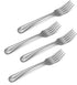 Oneida Satin Sand Dune Everyday Flatware Salad Forks, Set of 4...