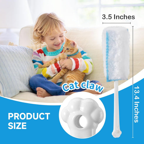 oshang Disposable Heavy Duty Dusters - Multi-Surface Cleaning | Home, Office, Furniture, Ceiling Fan | Feather-Light, Powerful Dust Removal | Feat...