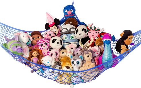 Lilly's Love Large Stuffed Animal Net Hammock for Plushie Toys | Corner Hanging Organizer for your Teddy and Stuffy Collection | Easy to Hang w/In...