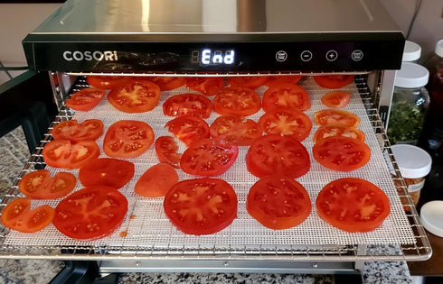 5 Pcs Silicone Dehydrator Sheets, Premium Non Stick Dehydrator Mats, Fruit Dryer Mesh for Food Dehydrator, 14x14 in...