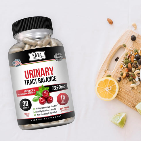 Kaya Naturals - D-Mannose - Urinary Tract UT Cleanse & Bladder Health - Made with Cranberry, Hibiscus & Dandelion Root - D Mannose Capsules Cranbe...