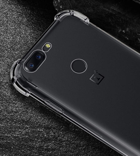 iCoverCase Compatible with OnePlus 5T Case, Crystal Clear Soft TPU Shock Absorption Bumper Slim Thin Cover Case -Clear...