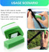 Pack-1 Car Windshield Wiper Repairer, Wiper DIY Smart Quickly Repair Tool with Cleaning Sponge, Car Wiper Blade Cutter Regroover, Universal Mainte...