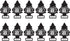 LITTLE TREES Car Air Freshener | Hanging Paper Tree for Home or Car | Black Ice | 12 Pack...