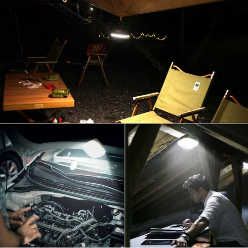 Rechargeable Camping Lights, 800LM, Hanging Tent Lights with Magnet,5 Lighting Mode LED Camping Lantern, 4500mAh, IP54 Waterproof Portable Red Fla...