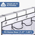MISSLO 28 Large Pockets Over The Door Shoe Rack Hanging Shoe Organizer for Closet Door Shoe Storage Holder Mesh Hanger, White...