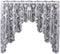 Heritage Lace Hummingbird 72"x36" Swag Pair, White...
