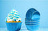 Blue-Foil Cupcake-Liners Paper-Baking-Cupcake,for different Parties, Weddings,Standard Sized(pack of 100? …...