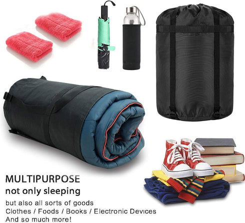Compression Stuff Sack, 24L/36L/46L Sleeping Bags Storage Stuff Sack Organizer Waterproof Camping Hiking Backpacking Bag for Travel - Great Sleepi...