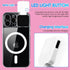 Magnetic Case for iPhone 12 Pro Max Case Clear with LED Selfie Light for iPhone 12 Pro Max Case Compatible TIK Tok/Stream/Makeup/Live/Video- Selfi...