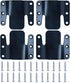 LazyMe Universal Sectional Sofa Interlocking Sofa Connector Bracket with Hardware- 2 Sets, 4 Piece...