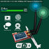 Wireless N 2.4GHz 300Mbps PCIE Wireless Network Adapter for Windows 11, 10, 8.1, 8, 7, XP (32/64bit), Windows Server and Linux PCs, PCIE WiFi Card...