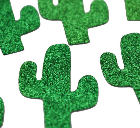 Glitter Green Cacti Confetti Decoration for Fiesta Engagement,Wedding, Bridal Shower, Bachelorette Party Decorations,100Pcs/pack (Green Cacti)...