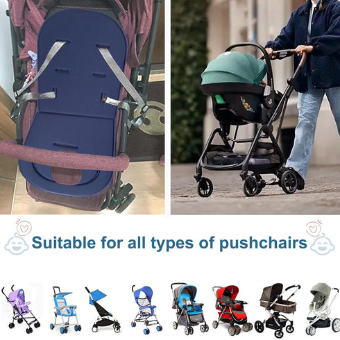 Baby Stroller Seat Liner for Stroller Universal Baby Stroller Cooling Cotton Pad Infant Car Stroller Accessories Breathable Mat for Pushchair Car ...
